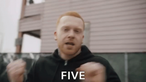 Five The Number5 GIF - Five The Number5 Reddy Redd GIFs