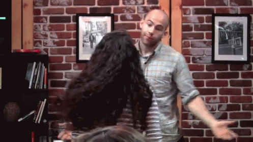 Coffe Shop Scare Prank GIF - Carrie Prank Ghost GIFs