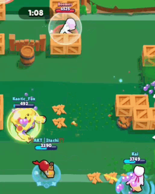 a screenshot of a video game with the number 1:07 in the upper left corner