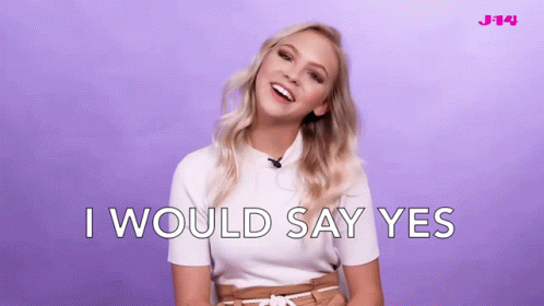 I Would Say Yes Aww GIF - I Would Say Yes Aww No Hesitation GIFs