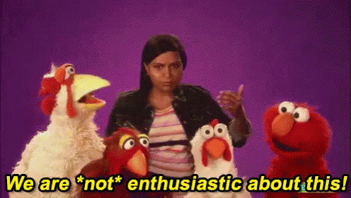We Are *not* Enthusiastic About This - Sesame Street GIF - Sesame Street Enthusiastic Stop Dancing GIFs