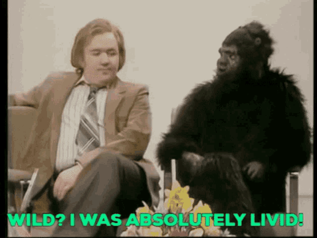 Not The Nine O Clock News Gerald GIF - Not The Nine O Clock News Gerald Gorilla GIFs