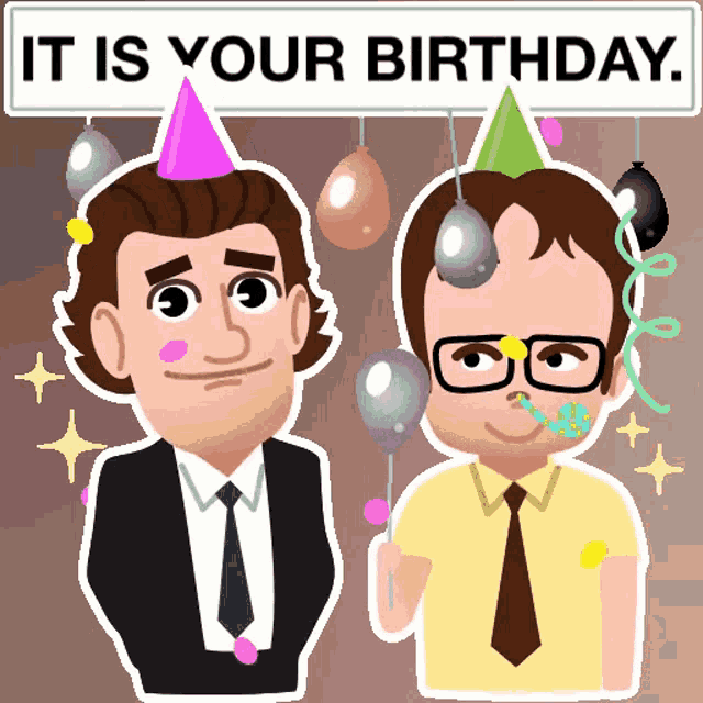 It Is Your Birthday The Office Dwight Schrute GIF - It Is Your Birthday The Office Dwight Schrute Jim Halpert GIFs