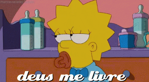 Lisa Simpson / Deus Me Livre / Não Quero / Nem Fodendo / Nem A Pau / Eye Roll GIF - Lisa Simpson Hell No Oh Hell No GIFs