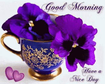 Good Morning Flowers GIF - Good Morning Flowers Tea GIFs