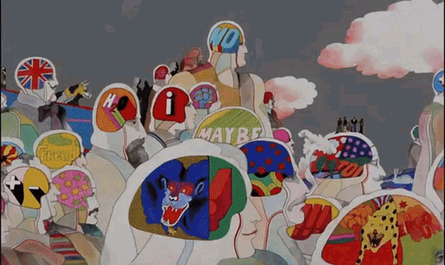 The Beatles Yellow Submarine GIF - The Beatles Yellow Submarine Lucy In The Sky With Diamonds GIFs