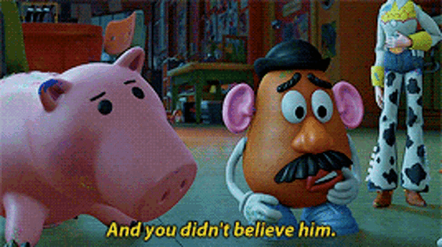 Toy Story Hamm GIF - Toy Story Hamm Mr Potato Head GIFs
