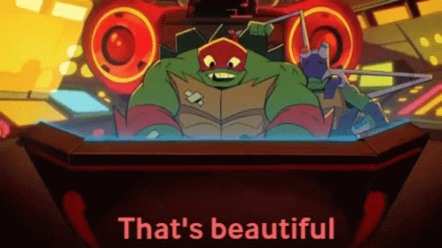 Rise Of The Tmnt Raphael GIF - Rise Of The Tmnt Raphael Thats Beautiful GIFs