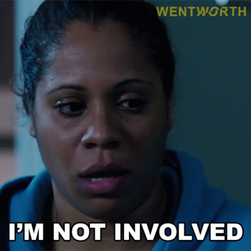 Im Not Involved Doreen Anderson GIF - Im Not Involved Doreen Anderson Wentworth GIFs