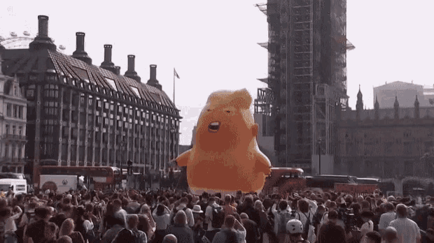 Trump Baby GIF - Trump Baby Baby Balloon GIFs