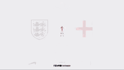an advertisement for england world cup flag kits shows a soccer uniform with the number 7 on it