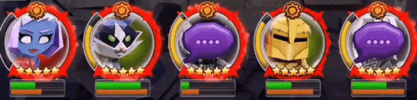 a cartoon character with a purple speech bubble