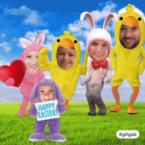 Easter Family GIF - Easter Family Bunny GIFs