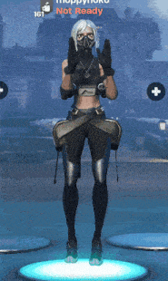 a screenshot of a video game that says not ready on it