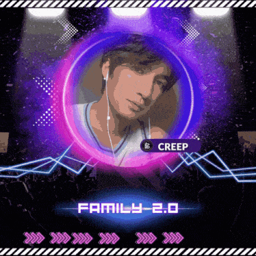 creep is the name displayed on the purple circle