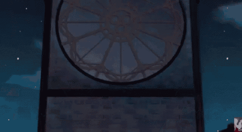 a video game scene with ruby out of nowhere