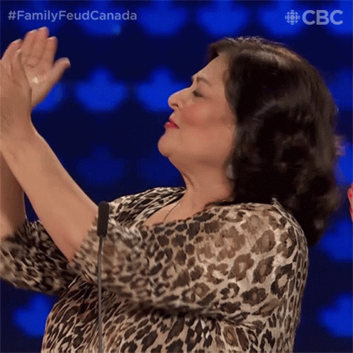 Clapping Family Feud GIF - Clapping Family Feud Family Feud Canada GIFs