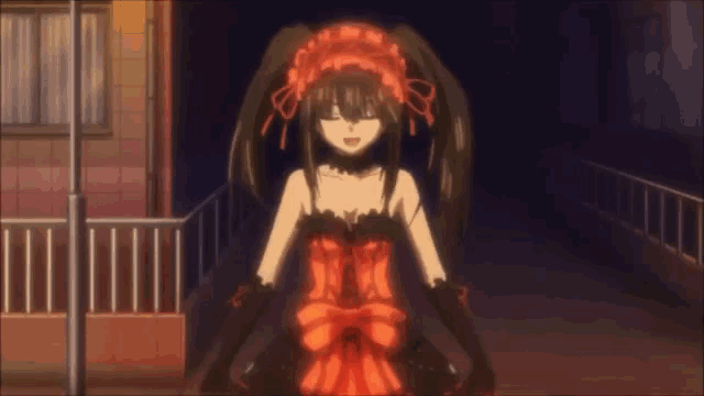 Kurumi Anime GIF - Kurumi Anime Bow GIFs