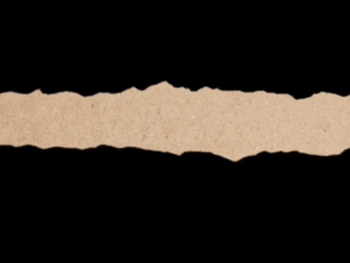 a torn piece of paper with the letter ck in the corner
