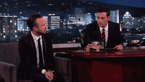 If Only All Celebrities Were Aaron Paul GIF - Aaron Paul Laughing Clapping GIFs