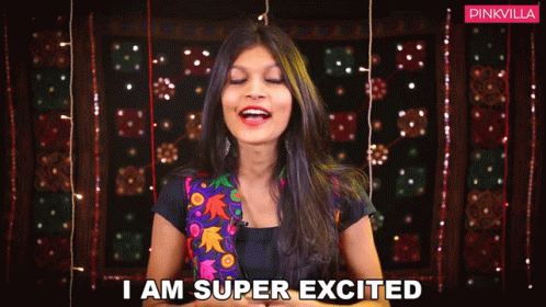 I Am Super Excited Avantika Gupta GIF - I Am Super Excited Avantika Gupta Pinkvilla GIFs