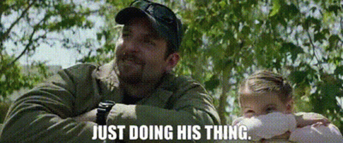 American Sniper Chris Kyle GIF - American Sniper Chris Kyle Just Doing His Thing GIFs