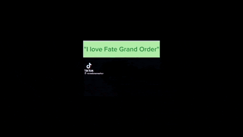 a screenshot of a video that says `` i love fate grand order ''