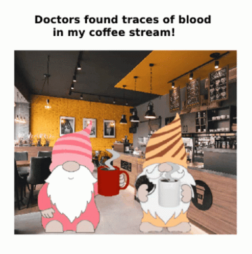 Animated Gnome Coffee Tea Memes GIF - Animated Gnome Coffee Tea Memes Coffee Addict GIFs