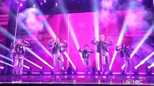 Synchronized Dancing America'S Got Talent GIF - Synchronized Dancing America'S Got Talent Putting On A Show GIFs