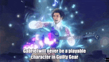 gabriel will never be a playable character in guilty gear according to this meme