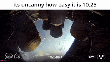 a screen shot of a spaceship with the words its uncanny how easy it is 10.25