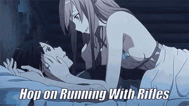 Hop On Running With Rifles Get On GIF - Hop On Running With Rifles Hop On Running With Rifles GIFs