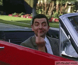 Mr Bean Rowan Atkinson GIF - Mr Bean Rowan Atkinson Fuck You GIFs