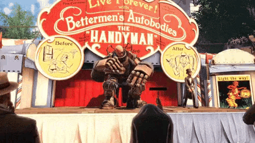 a sign that says " bettermen 's autobodies " on it