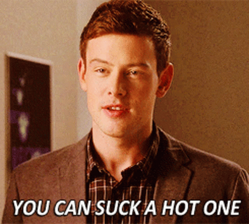 Cory Monteith You Can Suck A Hot One GIF - Cory Monteith You Can Suck A Hot One GIFs