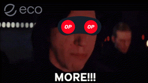 a man wearing a mask with the letters op on them