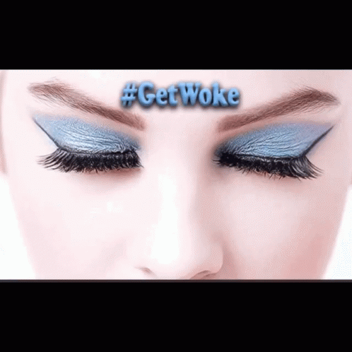 Get Woke Vote Blue GIF - Get Woke Vote Blue Eyes GIFs