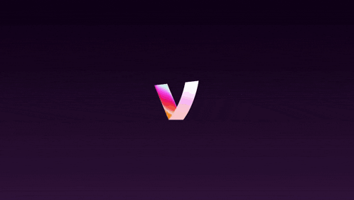 a purple light is shining on a dark background with the word reclame below it