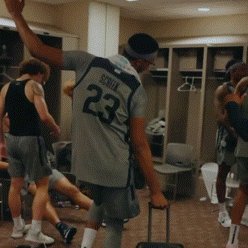 a man with the number 23 on his jersey