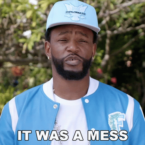 It Was A Mess Camron GIF - It Was A Mess Camron Hip Hop My House GIFs
