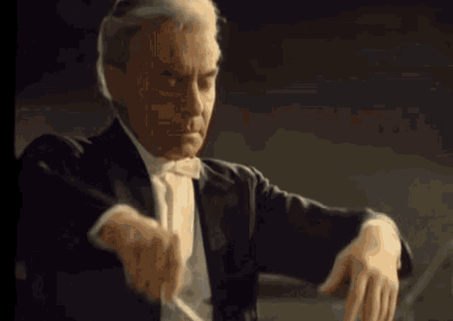 Herbert Von Karajan Conducting GIF - Herbert Von Karajan Karajan Conducting GIFs