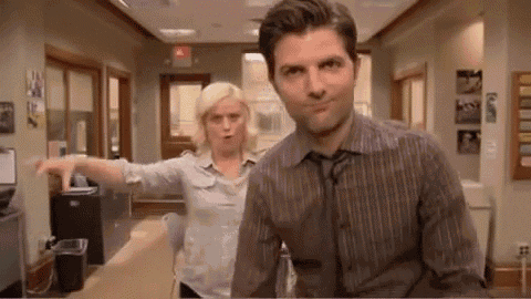Parks And Rec In 3d GIF - Roar Rawr Parks And Recreation GIFs