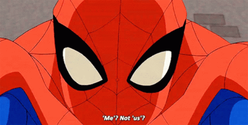 The Spectacular Spider Man Me Not Us GIF - The Spectacular Spider Man Me Not Us Me GIFs