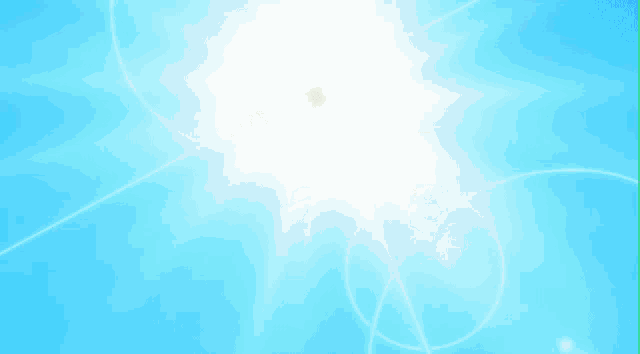 a cartoon drawing of a shark with the sun shining through it