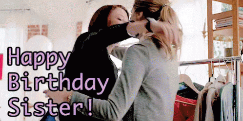Happy Birthday Sister GIF - Happy Birthday Sister Hug Happy Birthday GIFs