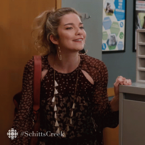 Excited Annie Murphy GIF - Excited Annie Murphy Alexis GIFs