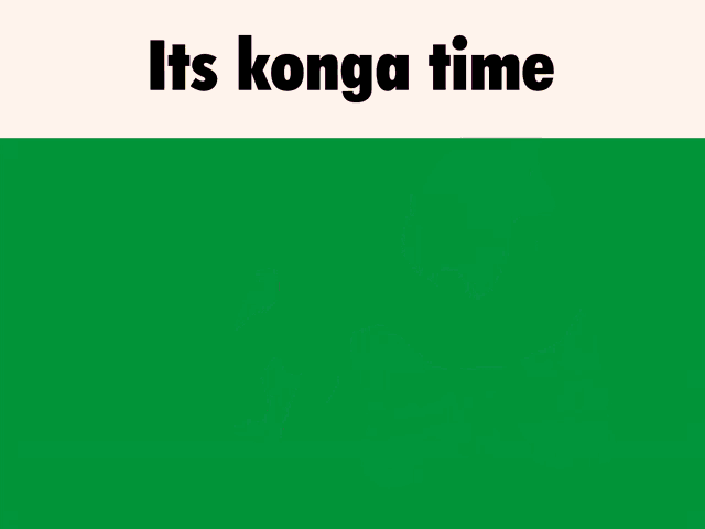 Donkey Kong Konga Time GIF - Donkey Kong Konga Time Its Konga Time GIFs