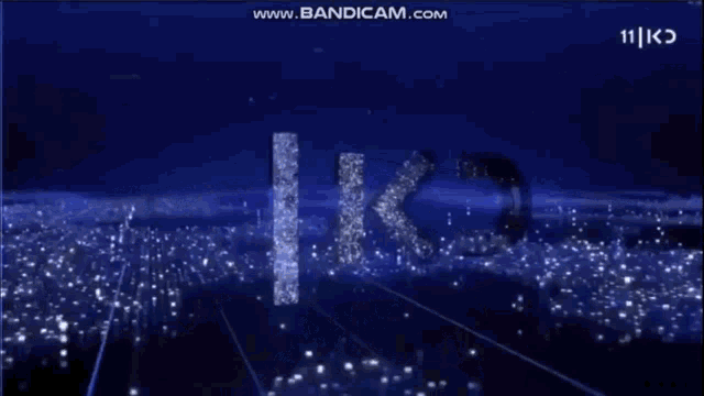a blue background with the word iko written in white letters
