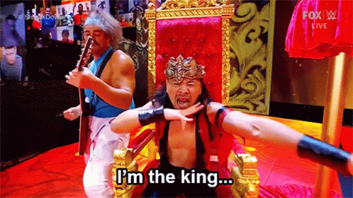 Wwe Shinsuke Nakamura GIF - Wwe Shinsuke Nakamura Im The King GIFs