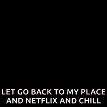 a man in a tuxedo is saying `` let go back to my place and netflix and chill ''